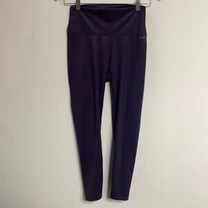 AR33 High Waisted Leggings Purple Size Medium Workout Athletic Exercise Running